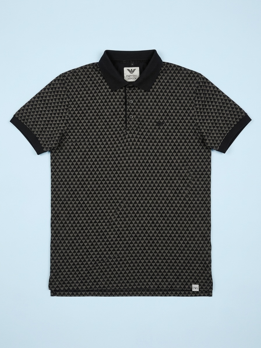 black-geometric-jacquard-polo-shirt-front