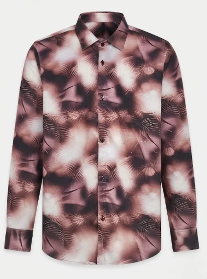 brown-abstract-print-shirt-front