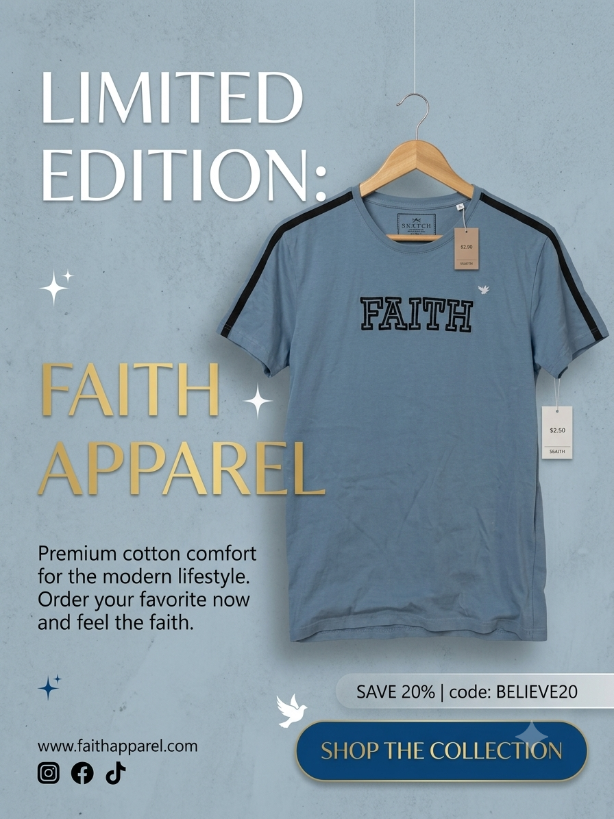 faith-slogan-t-shirt-front