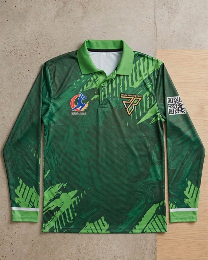 green-sublimated-long-sleeve-cricket-jersey-front