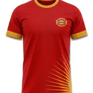 Marise Red Gold Sports Jersey