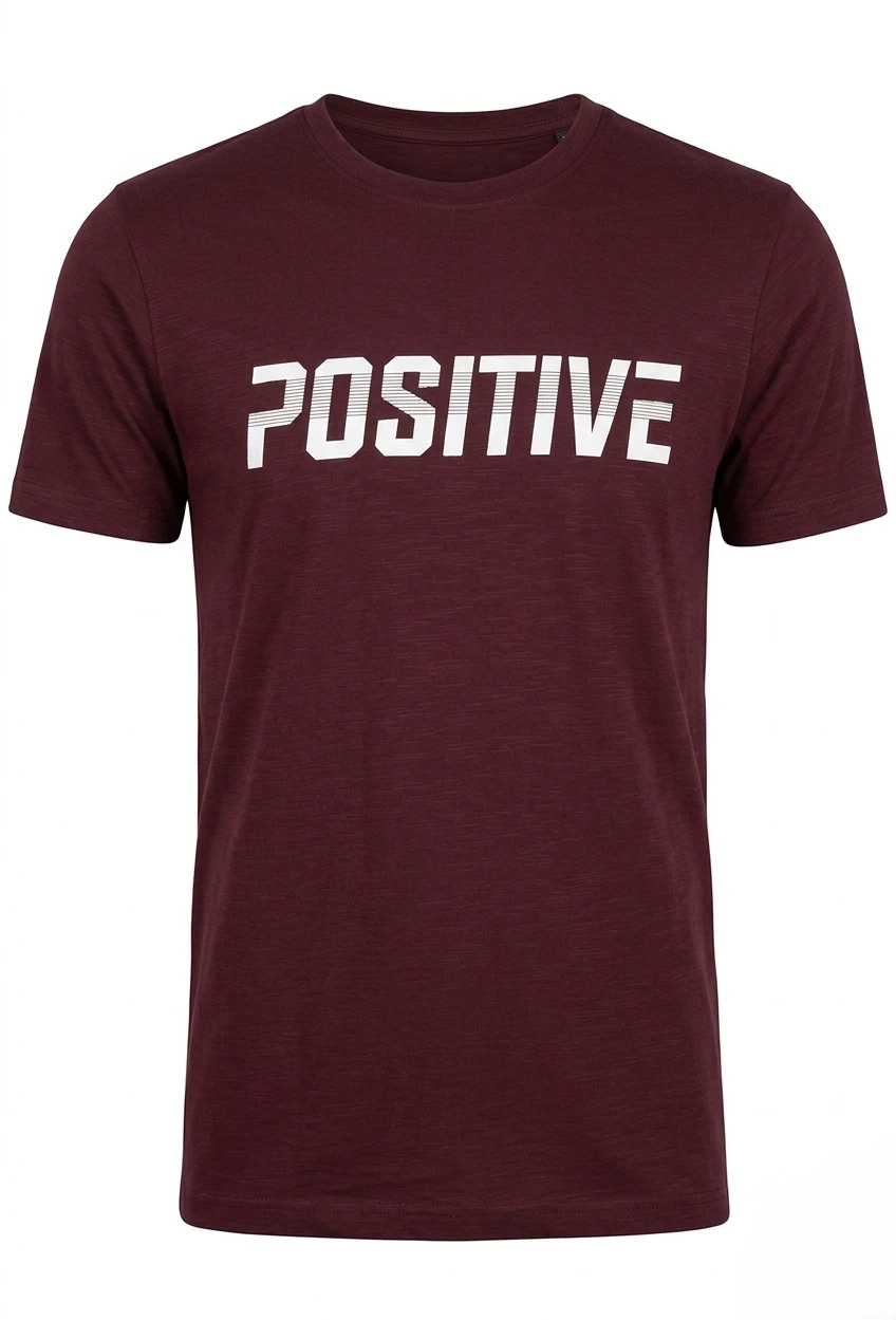 maroon-positive-slogan-t-shirt-front