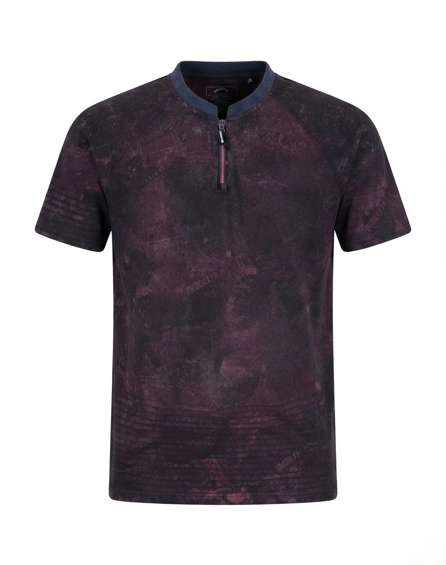maroon-washed-zip-neck-t-shirt-front