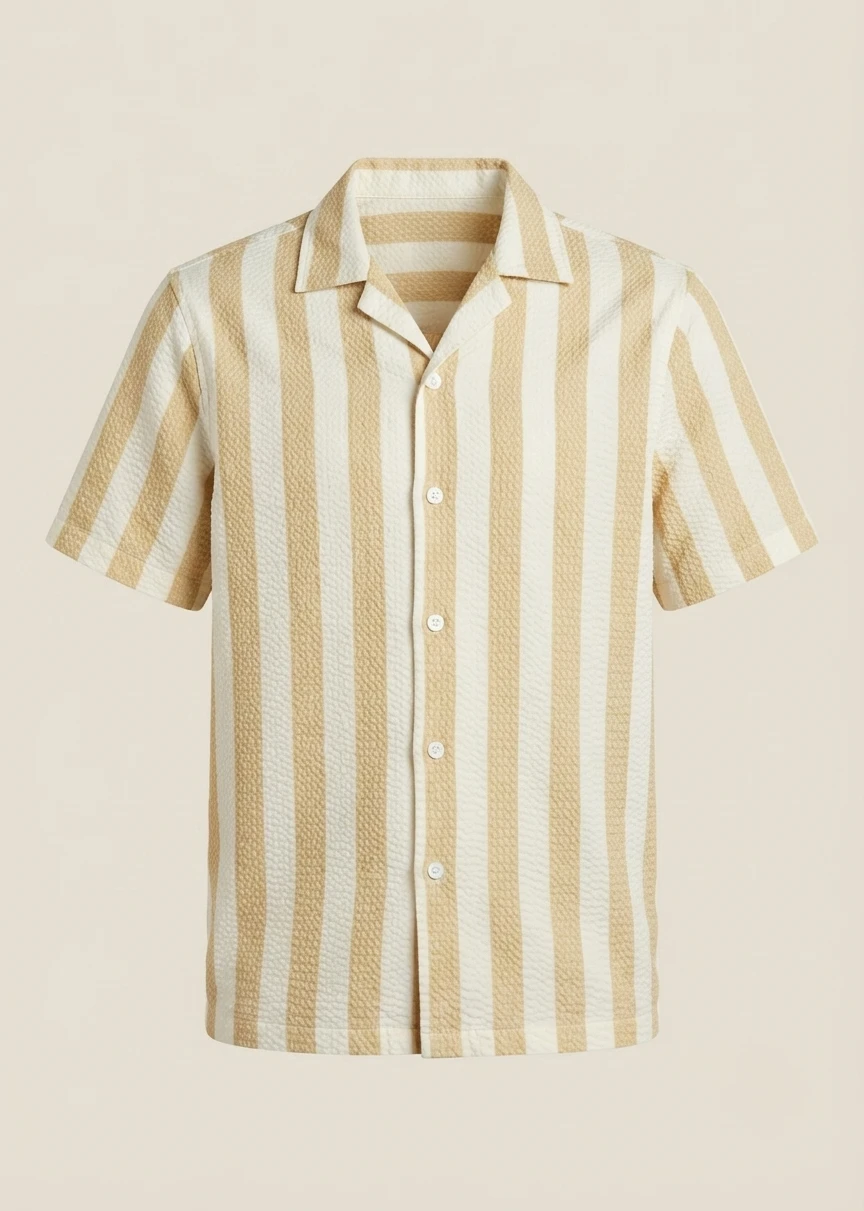 tan-seersucker-stripe-camp-shirt-front